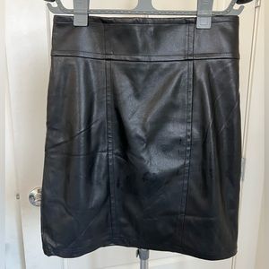 Express Faux leather pencil skirt. Size 6